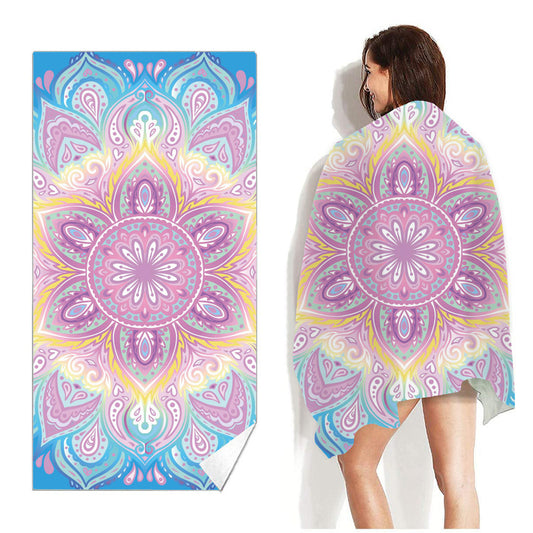 Toalla De Playa Con Mandala