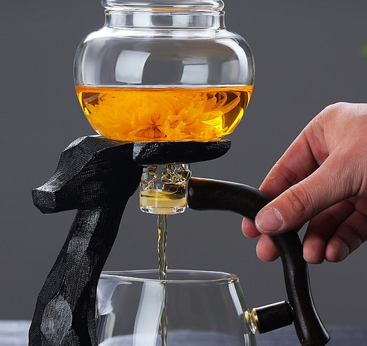 Juego de té de cristal