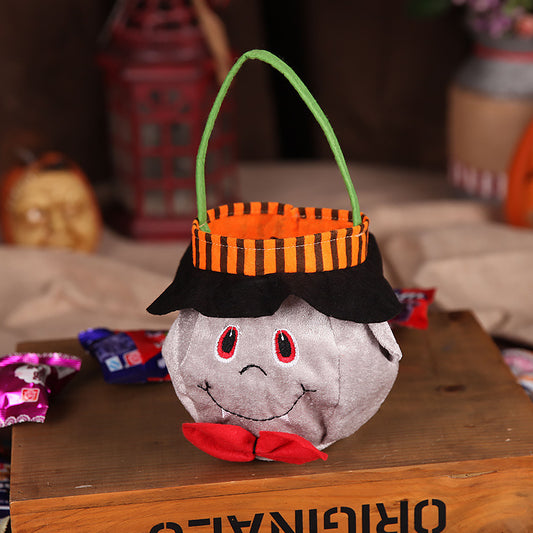 Bolsas para dulces de Halloween de calabaza y bruja