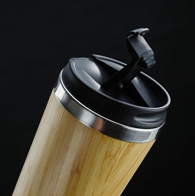 Taza para café de bambú