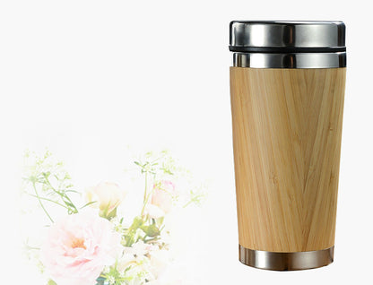 Taza para café de bambú