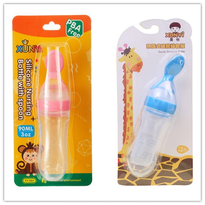 Cuchara tipo biberon para bebes